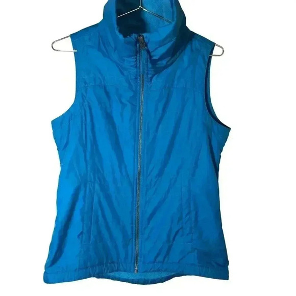 Columbia woman’s vest size small in excellent condition blue fleece lining - Picture 2 of 10